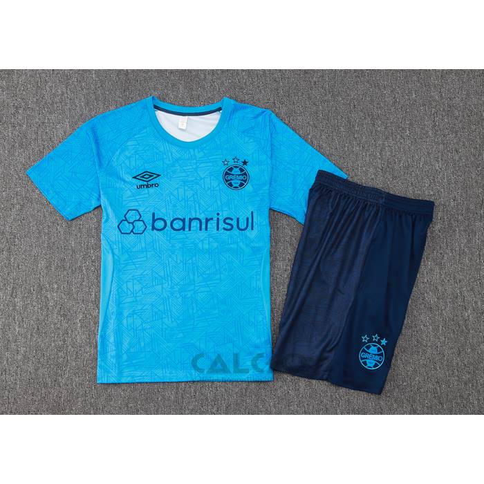 Tuta da Track Gremio Manica Corta 2024-2025 Blu - Pantaloncini